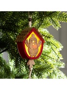 Ёлочная игрушка «Домик с Дедом Морозом», 9×8×4 см, от батареек, свечение тёплое белое - Фото 6