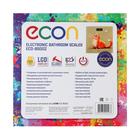 Весы напольные Econ ECO-BS002, электронные, стекло, до 150 кг - Фото 6