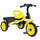 Велосипед трехколесный Лучик Vivat 3, цвет желтый - Фото 4