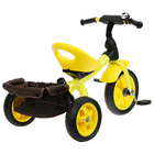Велосипед трехколесный Лучик Vivat 4, цвет желтый - Фото 3
