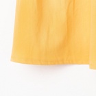 Платье с карманами для девочки KAFTAN: Summer cotton, жёлтое, рост 110-116 см 6973059