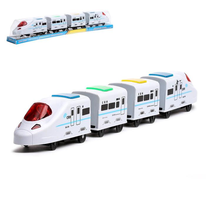 Поезд «Скорость», световые и звуковые эффекты, работает от батареек - Фото 1