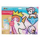 Картина из пиксельной мозаики «Единорог» - Фото 1