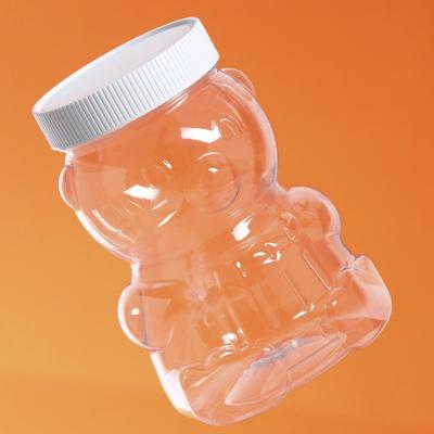 Банка с крышкой «Мишка», пэт, 1.0 л, 82 мм