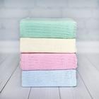 Одеяло вязаное, размер 90х118 см, цвет розовый - Фото 7