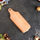 Доска разделочная "Славяночка", 28х10,5х1,5 см, цельный массив бука - фото 40521979