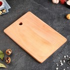 Доска разделочная "Славяночка", 35х24х1,5 см, цельный массив бука - фото 24468221