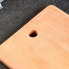 Доска разделочная "Славяночка", 35х24х1,5 см, цельный массив бука - фото 24468222