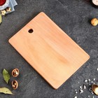 Доска разделочная "Славяночка", 35х24х1,5 см, цельный массив бука - фото 24468224