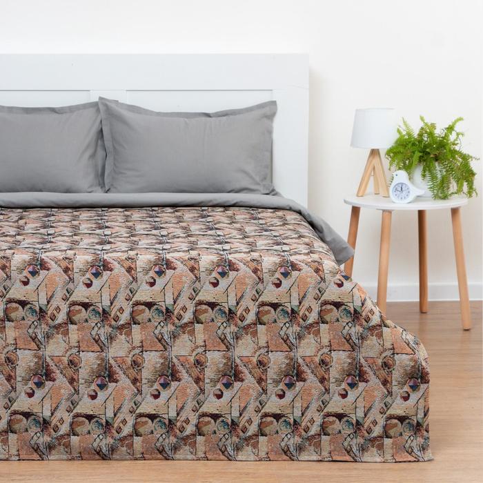 Покрывало гобеленовое «Этель. Иллюзия» 120×200 см, пл.300 г/м², 30% хлопок,70% п/э - Фото 1