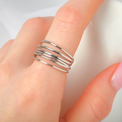 Кольцо «Звенья» половина, цвет золото, безразмерное