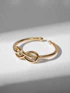 Кольцо безразмерное «Бесконечность», цвет золото - Фото 4