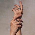 Кольцо «Зигзаг» тренд, цвет серебро, безразмерное - Фото 3