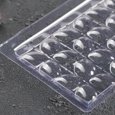 Форма для шоколада «Лепестки», пластик, 20.5×10×1 см, пластик, прозрачная