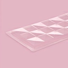 Форма для шоколада «Квадраты», пластик, 20.5×10×1 см, прозрачная - Фото 3