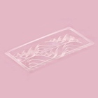 Форма для шоколада «Перья», пластик, 20.5×10.5×1.5 см, прозрачная - Фото 4