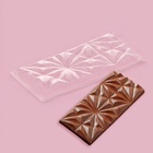 Форма для шоколада «Цветок», пластик, 20,5×10,5×1,5 см, прозрачная - Фото 1