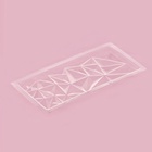 Форма для шоколада «Геометрия», пластик, 20.5×10×1 см, прозрачная 5531383