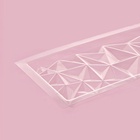 Форма для шоколада «Геометрия», пластик, 20.5×10×1 см, прозрачная 5531383