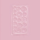 Форма для шоколада и конфет «Пуговки», 22×11 см, 17 ячеек, пластик, прозрачная - Фото 2