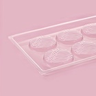 Форма для шоколада и конфет «Волна», 8 ячеек, 22×11 см, пластик, прозрачная - Фото 5