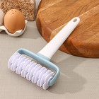 Валик для нарезки теста Доляна «Виктори», 20×12 см, белый - Фото 3