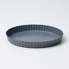 Форма для выпечки Доляна «Элин Мрамор», d=24 см, съёмное дно, антипригарное покрытие, цвет серый - фото 4600380