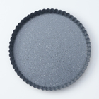 Форма для выпечки Доляна «Элин Мрамор», d=24 см, съёмное дно, антипригарное покрытие, цвет серый - фото 4600381