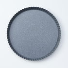 Форма для выпечки Доляна, d=28 см, съёмное дно, антипригарное покрытие, цвет серый - фото 4600389