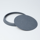 Форма для выпечки Доляна, d=28 см, съёмное дно, антипригарное покрытие, цвет серый - Фото 5