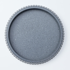 Форма для выпечки Доляна, d=28 см, съёмное дно, антипригарное покрытие, цвет серый - фото 4600393