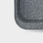 Противень для выпечки Доляна, 42×28,5×5 см, антипригарное покрытие, цвет серый - фото 4327297