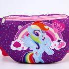 Сумка на пояс My Little Pony ,  25*6*13, отд на молн, без подклада, сиреневый - Фото 2