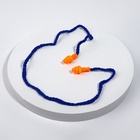 Беруши на шнурке, 3×1.7 см, в футляре, фасовка 10 пар, силиконовые, оранжевые - Фото 3