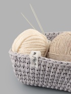 Бирка с кнопкой Hand made, 8×1.8 см, 10 шт., белая, чёрная - Фото 4