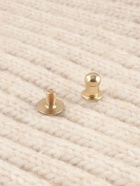 Бирка с кнопкой Hand made, 8×1.8 см, 10 шт., цвет золотой, белый - Фото 6