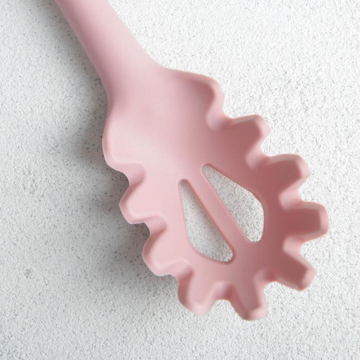 Ложка для спагетти «Розовая вата», 10.9 × 30 см - фото 1880732658