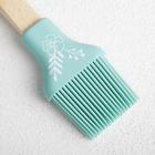 Набор лопатка и кисть из силикона «Мечтай», 31 см х 12.5 см х 2 см, 37 см х 16 см х 2 см - фото 30303538