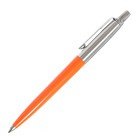 Ручка шариковая Parker Jotter Color М, корпус оранжевый, синие чернила, блистер - Фото 4