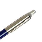 Ручка шариковая Parker Jotter Original K60 (синяя) М, 1.0 мм, корпус из нержавеющей стали/пластик, черные чернила - фото 24313080