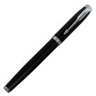 Ручка перьевая Parker IM Essential F319 Matte Black CT F 0.8 мм, корпус из нержавеющей стали, синие чернила - Фото 2