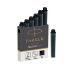 Набор картриджей для перьевой ручки Parker Quink Mini Cartridges Z17, чёрные чернила 7064042 - фото 9291034