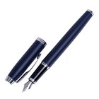 Ручка перьевая Parker IM Core F321 Matte Blue CT F, корпус из нержавеющей стали, синие чернила - фото 8673090