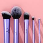 Набор для макияжа Love: кисти 5 шт и спонж - Фото 3