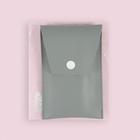 Набор кистей для макияжа «Парфе», 5 предметов, футляр на кнопке, цвет серый - Фото 6