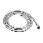 Душевой шланг ZEIN Z19PS, 200 см, цинковые гайки 1/2", запрессовочная втулка латунь, хром, Имп/Имп - Фото 3