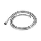 Душевой шланг ZEIN Z48PS, 150 см, цинковые гайки 1/2", латунная втулка, нержавеющая сталь, Имп/Имп - Фото 3