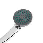 Душевая лейка ZEIN Z401, пластик, 1 режим, хром - Фото 5