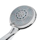 Лейка для душа ZEIN Z0505, пластик, большая, 5 режимов, хром - Фото 6