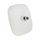 Набор душевых леек для стационарных смесителей ZEIN, квадратной формы, пластик, белый/хром - фото 23411751